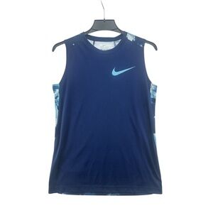 Nike Dri Fit Blue‎ Sleeveless Top Shirt Size XL